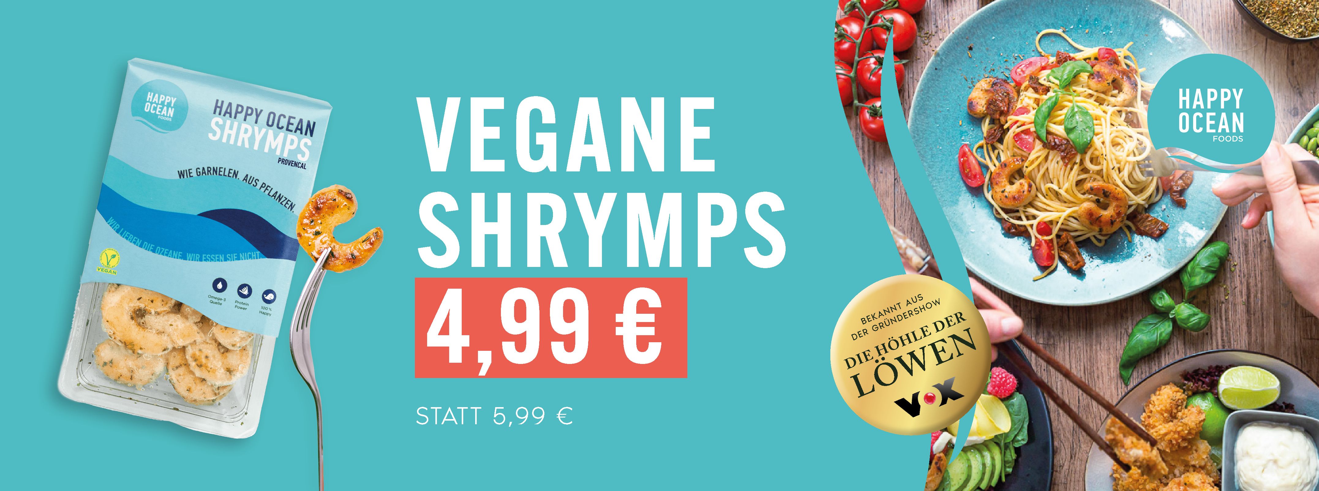 Vegane Shrimps von Happy Ocean bei kokku-online.de kaufen.