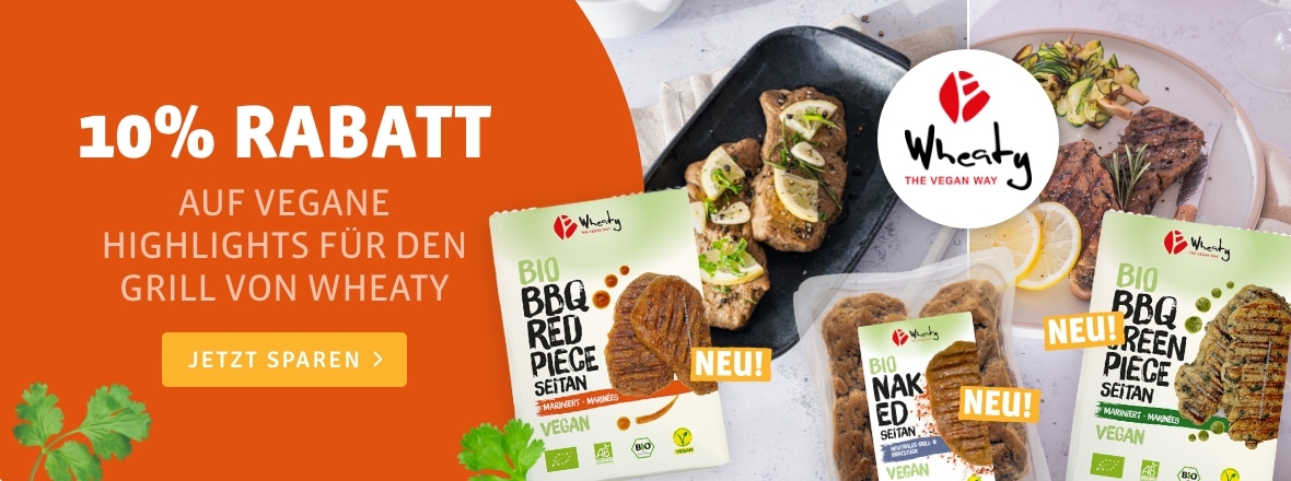 10% auf ausgewählte Produkte von Wheaty bei kokku-online.de