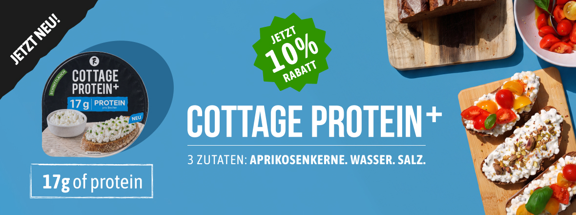 10% auf den Cottage Protein+ von Revo Foods bei kokku-online.de