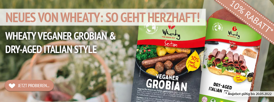 10% auf Veganer Grobian von Wheaty bei kokku-online.de