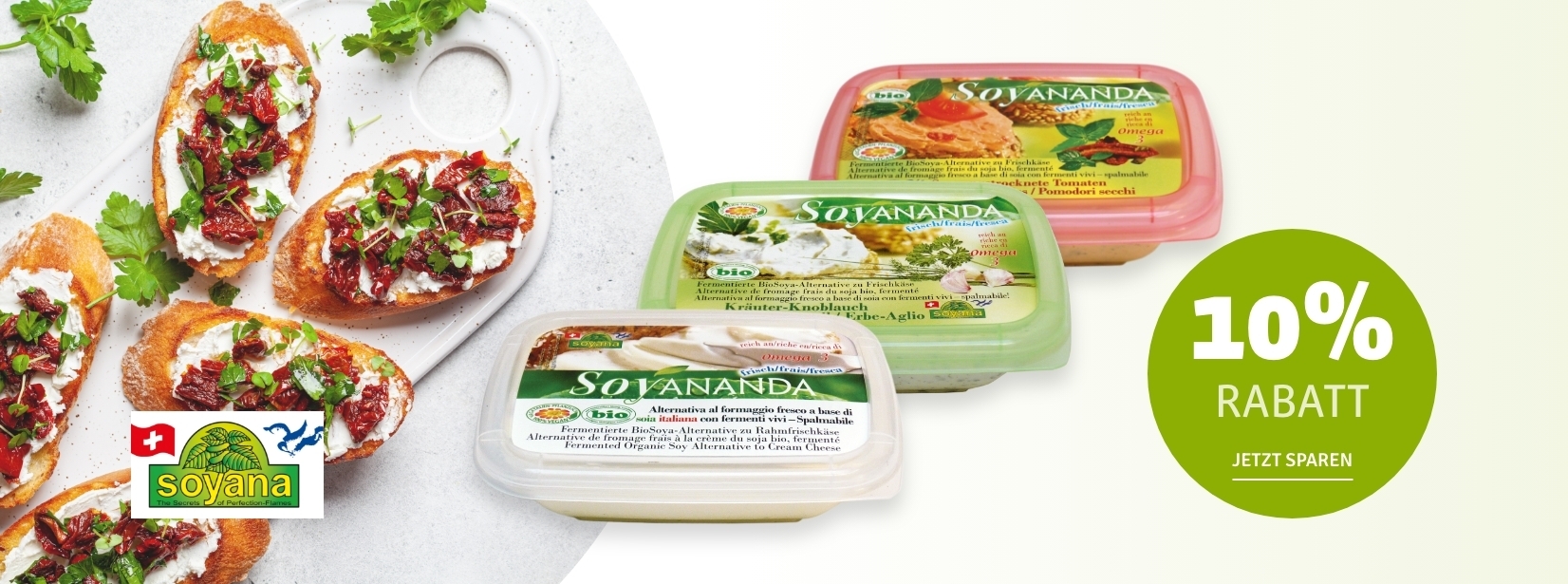 10% auf Frischkäse Alternativen von Soyana bei kokku-online.de kaufen.