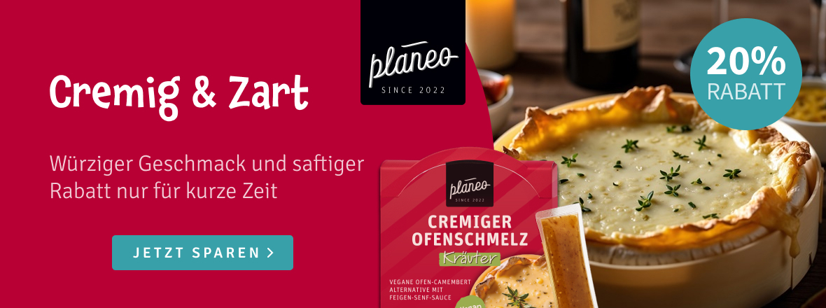Jetzt 20% Rabatt auf den cremigen Ofenschmelz von planeo bei kokku-online.de